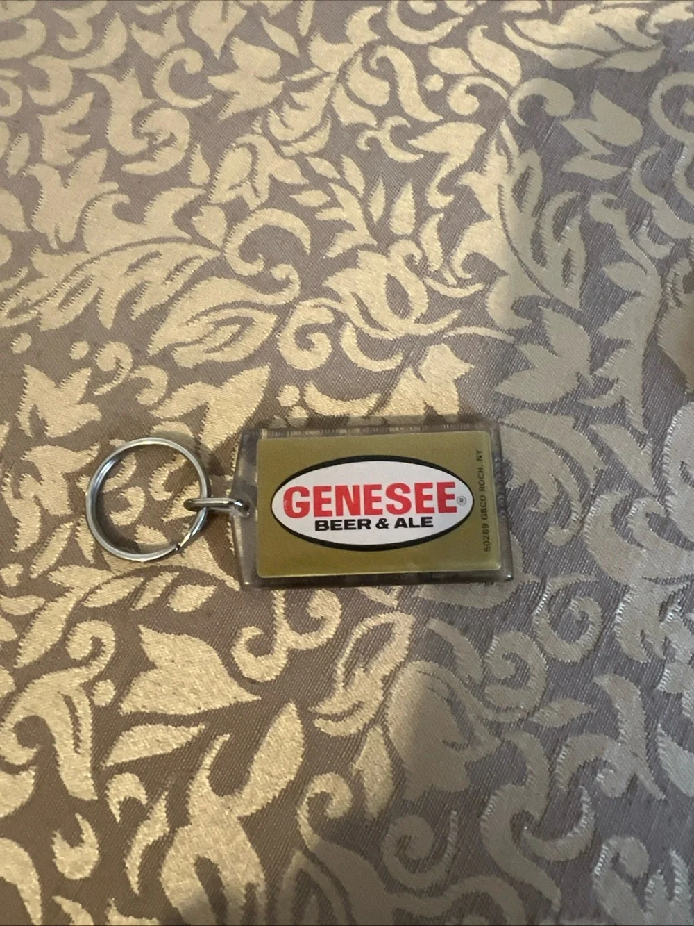 Vintage Genesee Beer And Ale Beer Keychain Breweriana